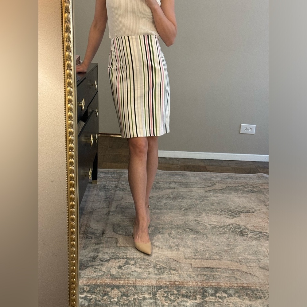 Ann Taylor Factory | Multicolor Striped Pencil Skirt | Size: 0